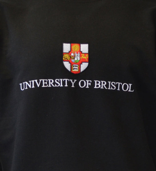 Bristol Design Black Crested Sweatshirt