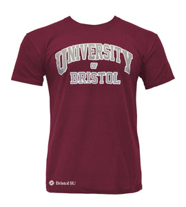 Classic University T-Shirt  - Burgundy