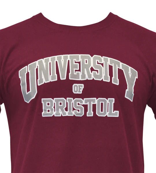 Classic University T-Shirt  - Burgundy