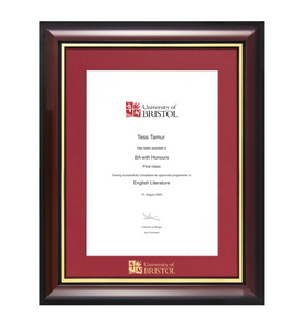 Certificate Frame - Wood/Gold