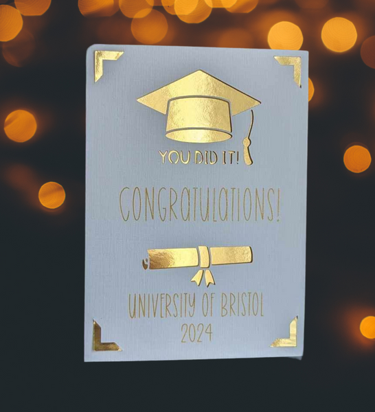 You Did It! Congratulations Graduation Card
