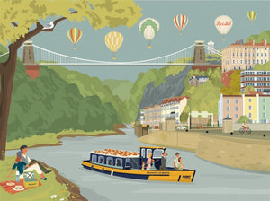 Clare Phillips Greetings Card - Avon Gorge
