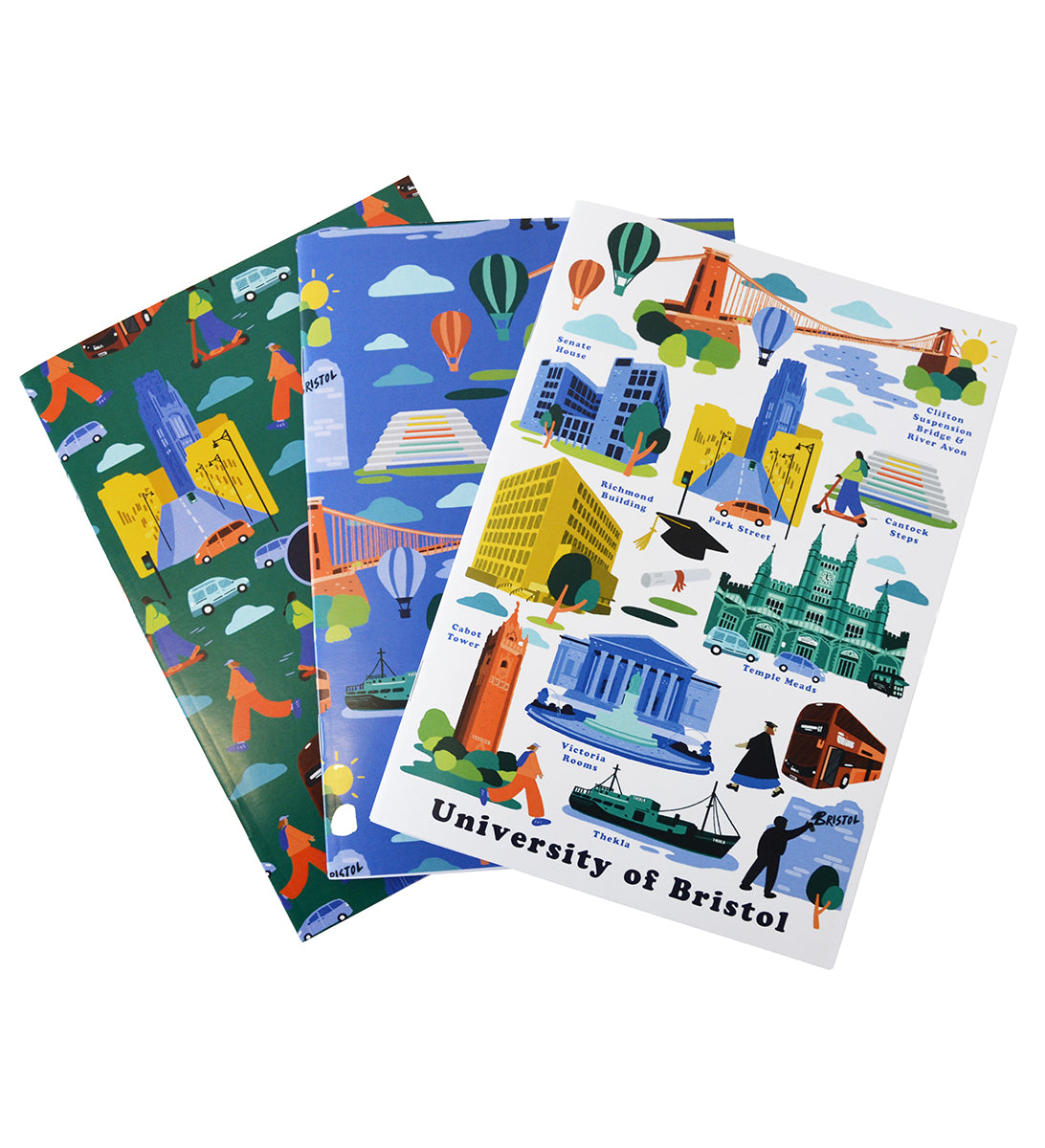 Bristol - Your World Collection - Set of 3 Notebooks