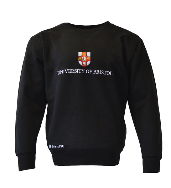 Bristol Design Black Crested Sweatshirt