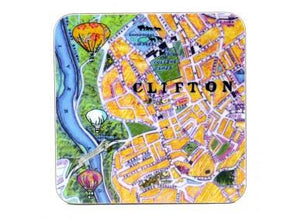 Emmeline Simpson Coaster - Clifton Map