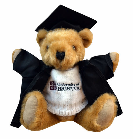 Graduation Buster Bear in White Sweater